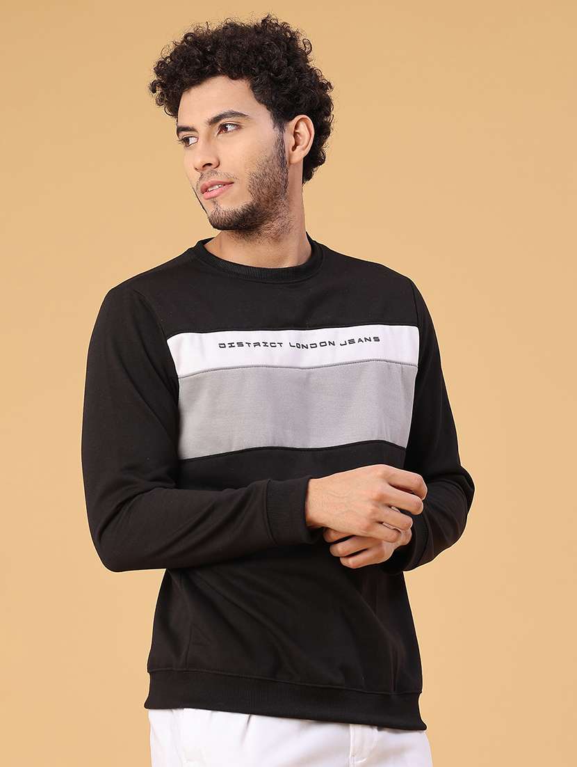 men printed long sleeve sweatshirt - 21948082 -  Standard Image - 2
