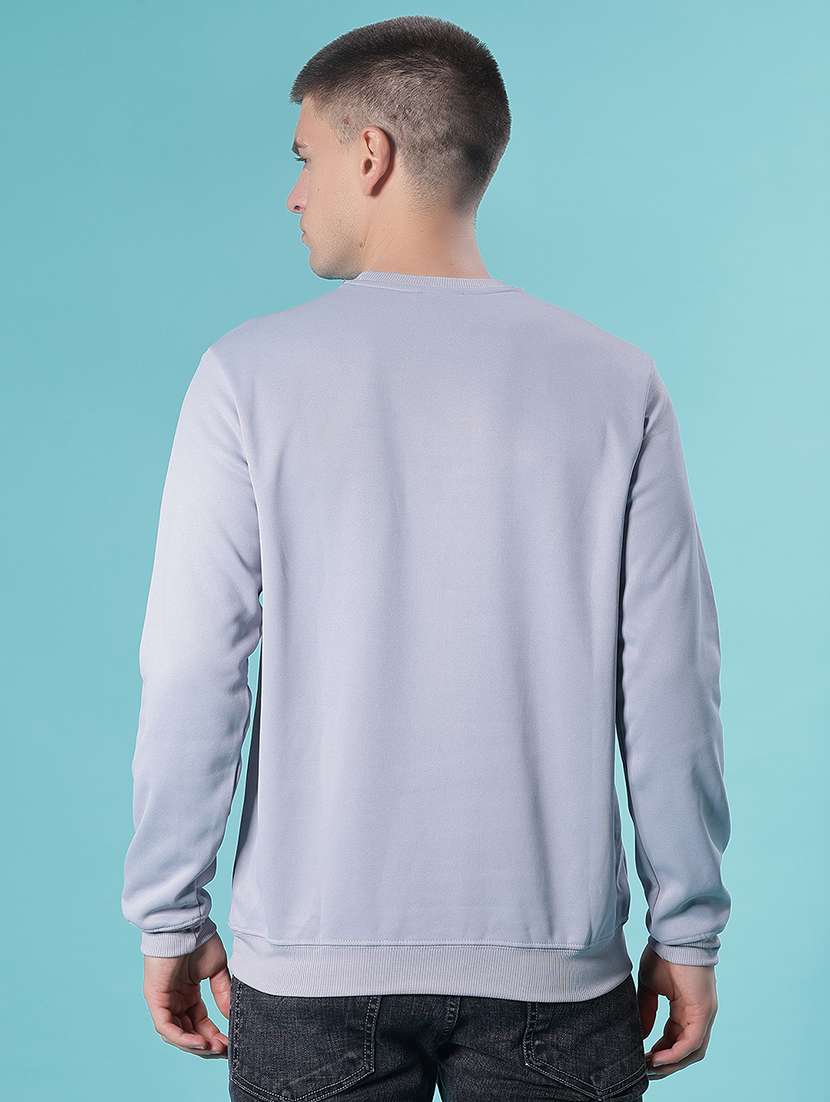 men chest print long sleeve sweatshirt - 21948084 -  Standard Image - 2