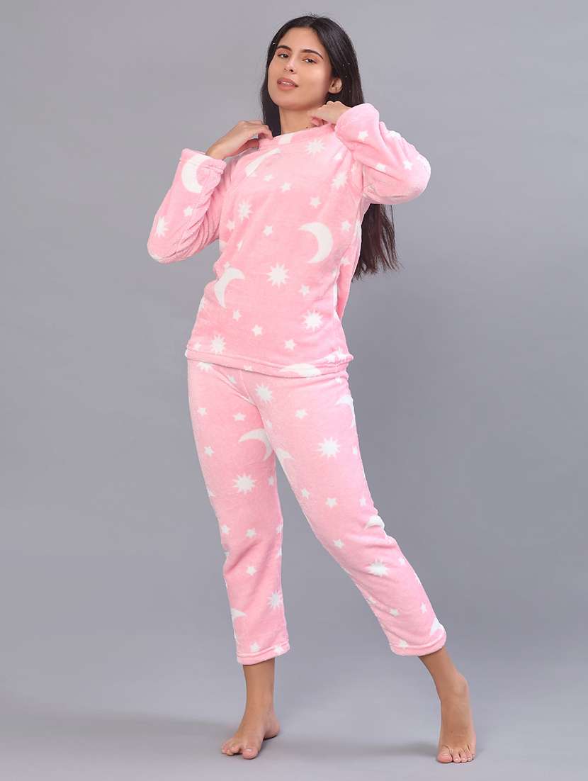 girls printed nightwear pyjama set - 21948125 -  Standard Image - 2