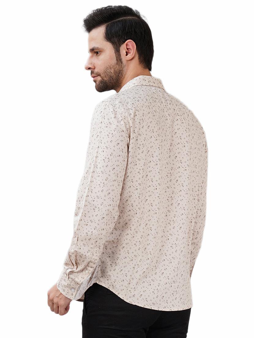 men printed long sleeve regular fit casual shirt - 21948376 - Standard Image - 2