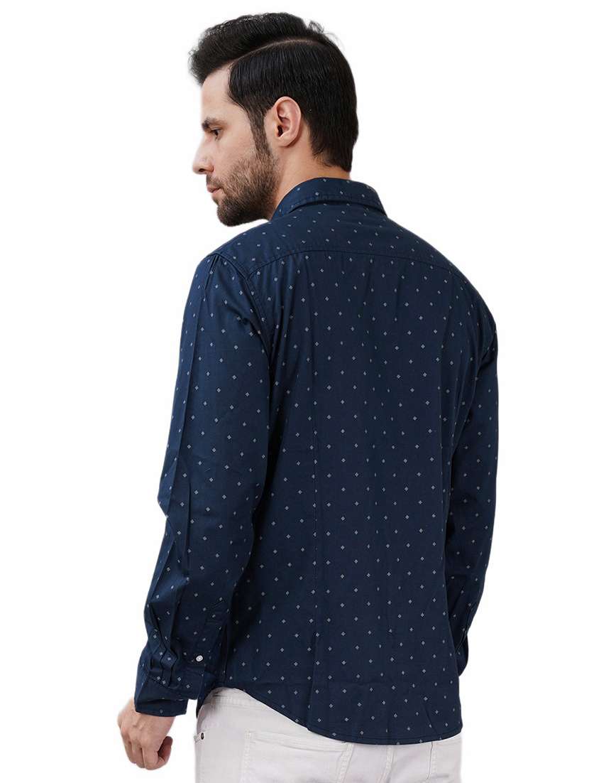men printed long sleeve regular fit casual shirt - 21948379 -  Standard Image - 2