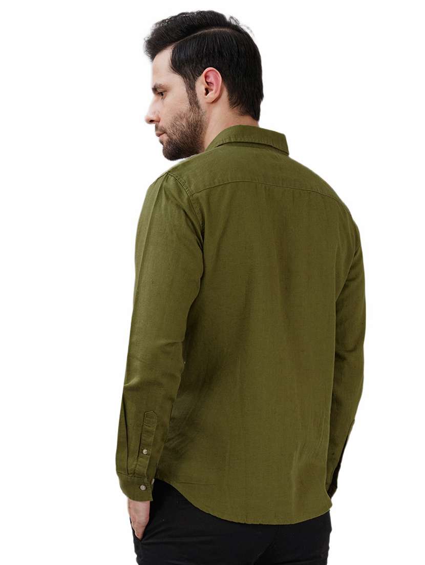 men solid long sleeve regular fit casual shirt - 21948380 -  Standard Image - 2