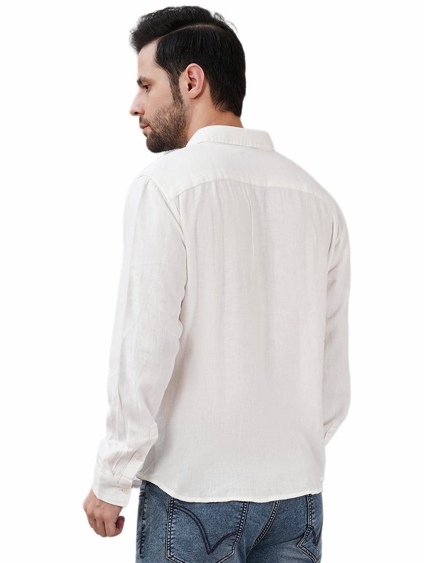 men solid long sleeve regular fit casual shirt - 21948384 - Standard Image - 2