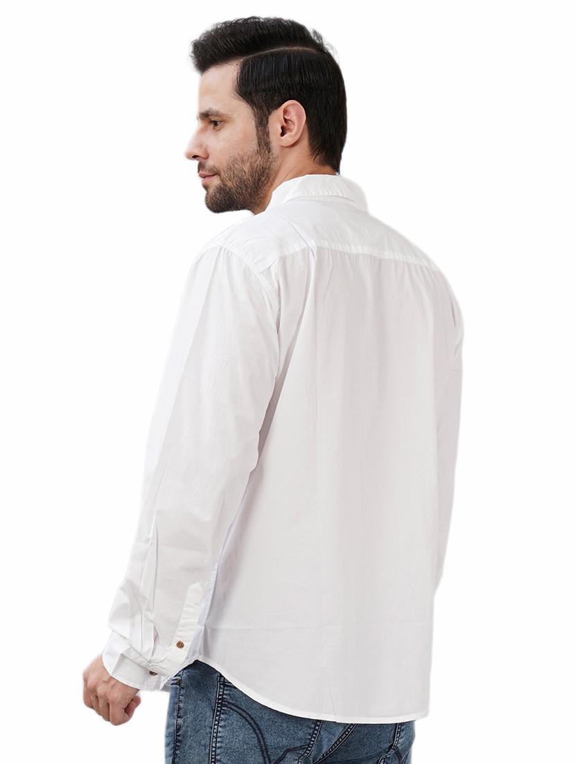 men solid long sleeve regular fit casual shirt - 21948393 - Standard Image - 2