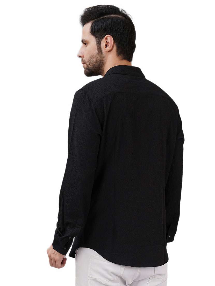 men solid long sleeve regular fit casual shirt - 21948398 -  Standard Image - 2