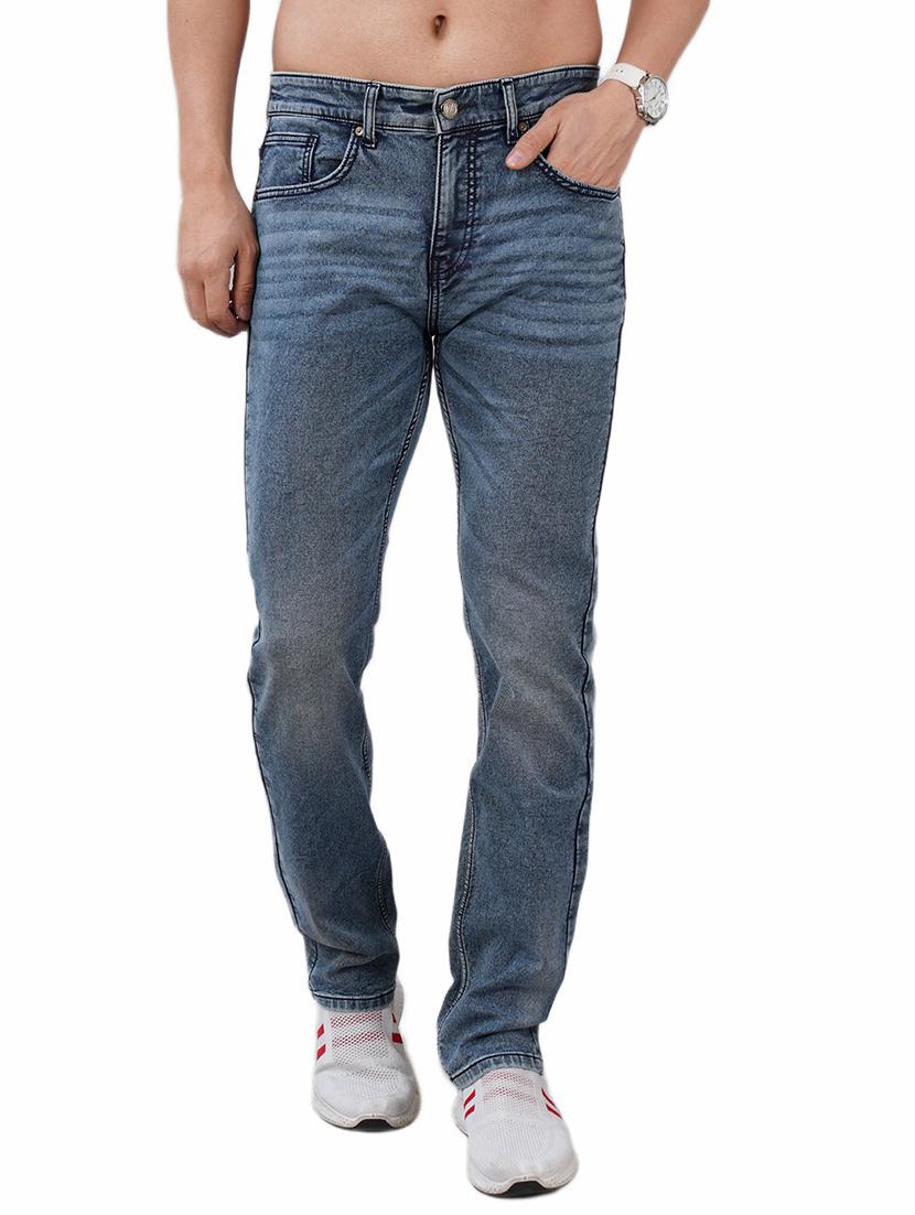 men washed mid rise full length jeans - 21948407 - Zoom Image - 0