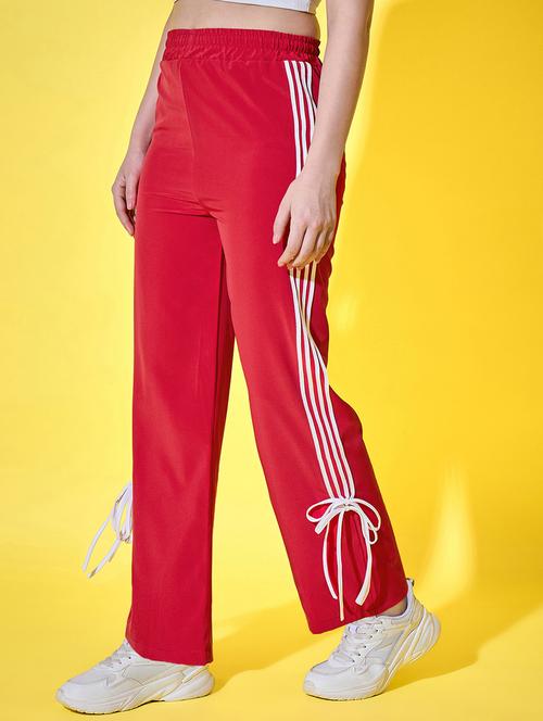 women tapered high rise track pant - 21948410 -  Standard Image - 0