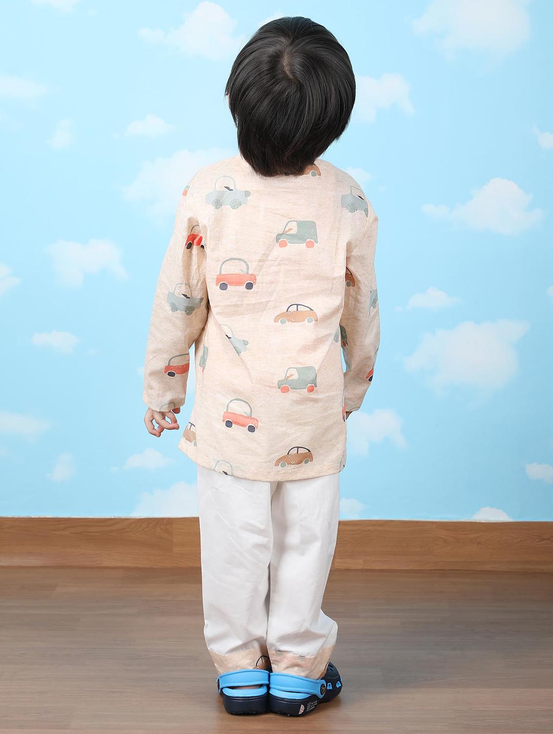 kids printed long sleeve pyjama set nightwear - 21948507 - Standard Image - 2