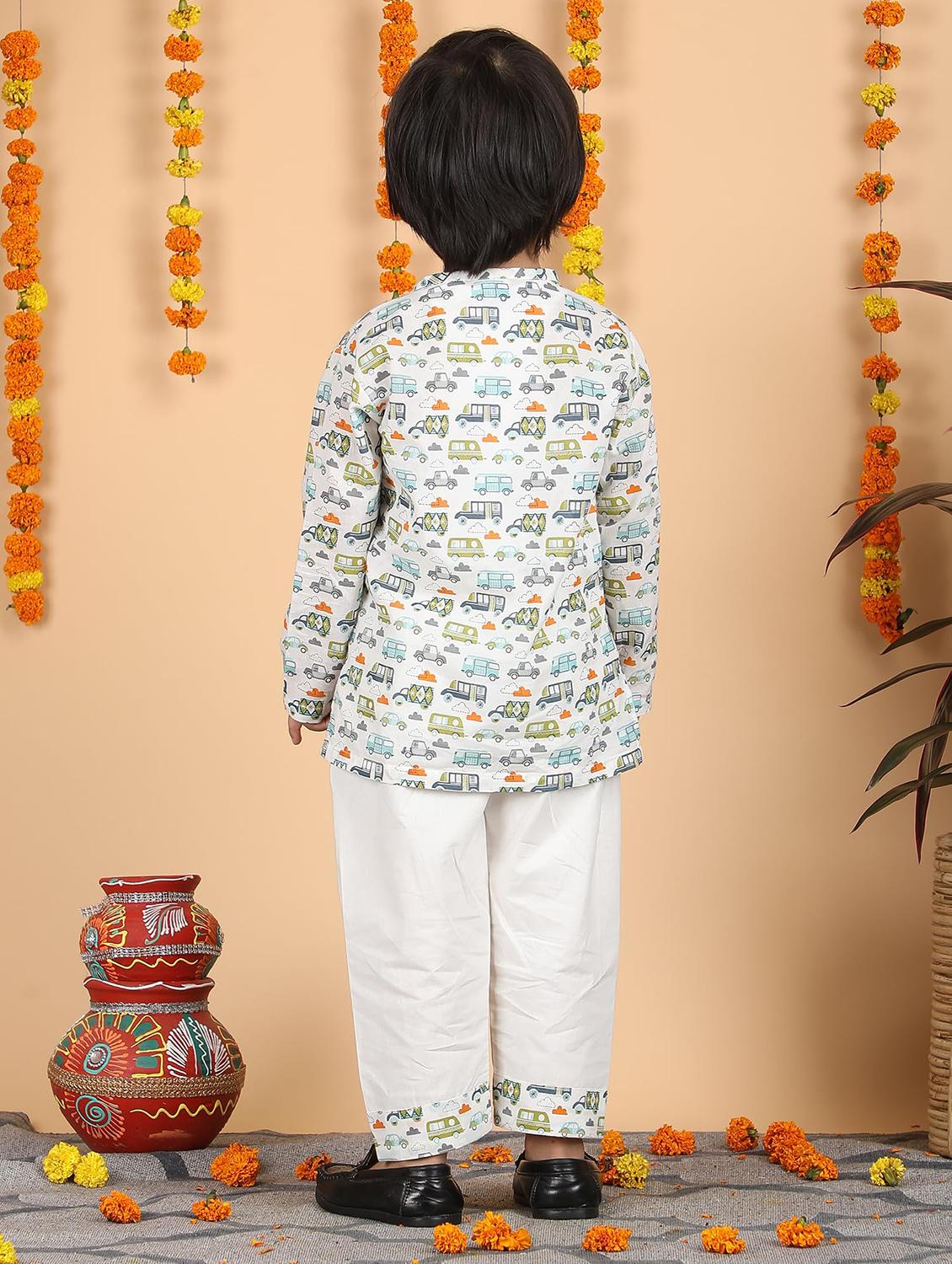 kids printed long sleeve pyjama set nightwear - 21948511 - Standard Image - 2