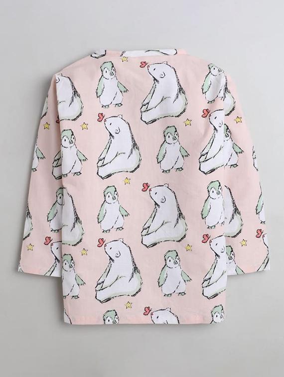 kids printed long sleeve pyjama set nightwear - 21948512 - Standard Image - 2