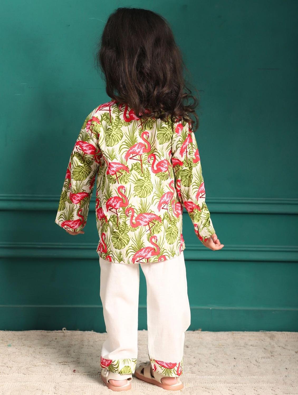 kids printed long sleeve pyjama set nightwear - 21948513 - Standard Image - 2