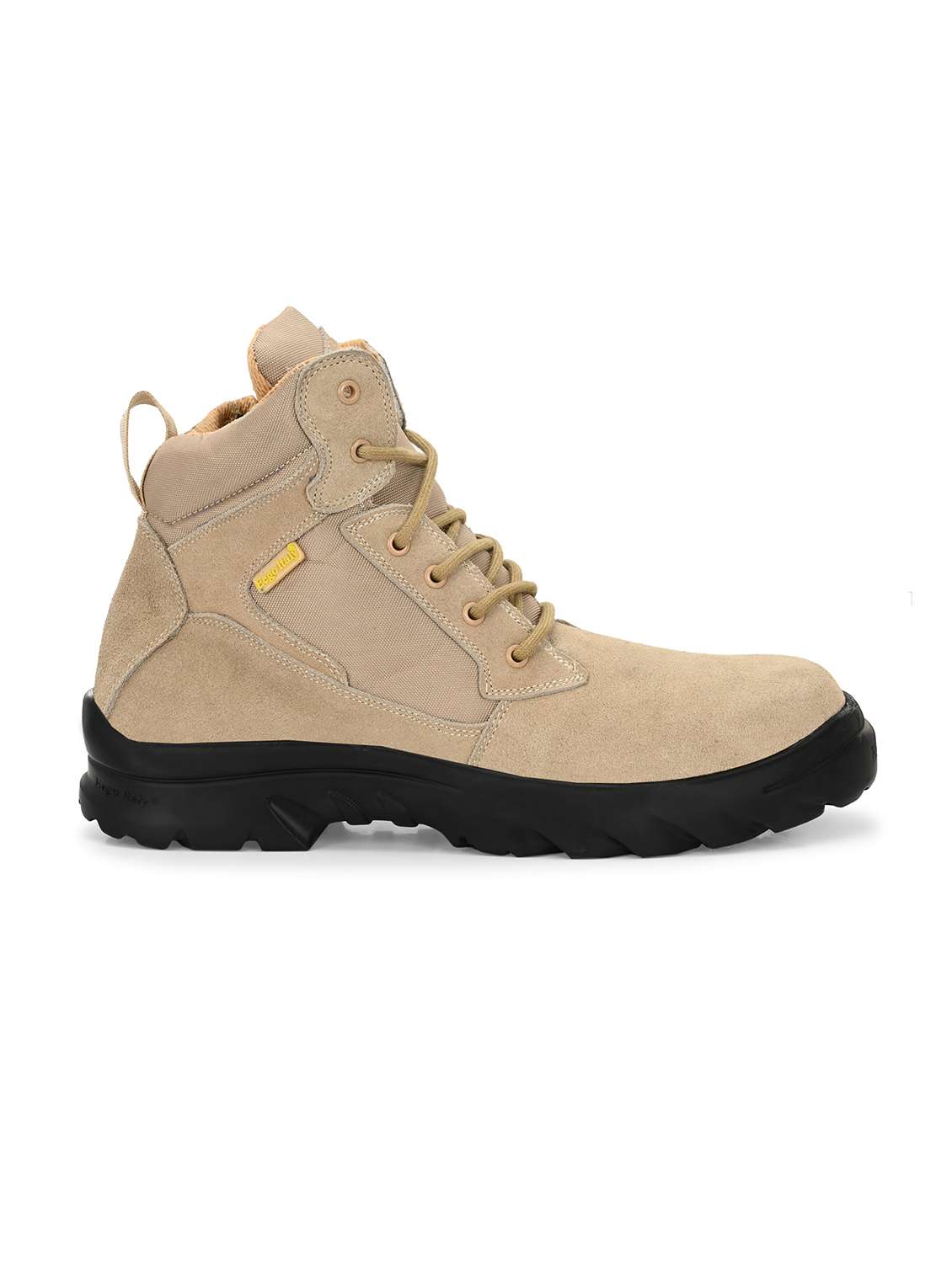 men beige lace up hiking boot - 21948556 -  Standard Image - 2