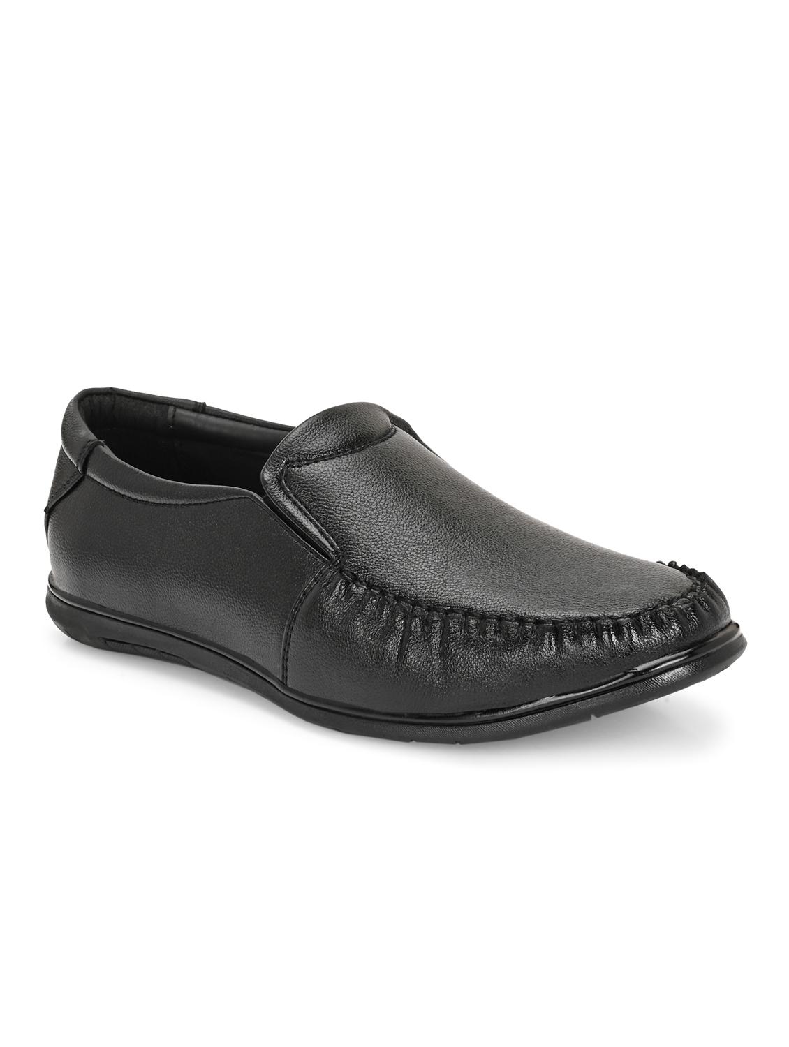 men black slip on formal shoes - 21948564 - Standard Image - 2