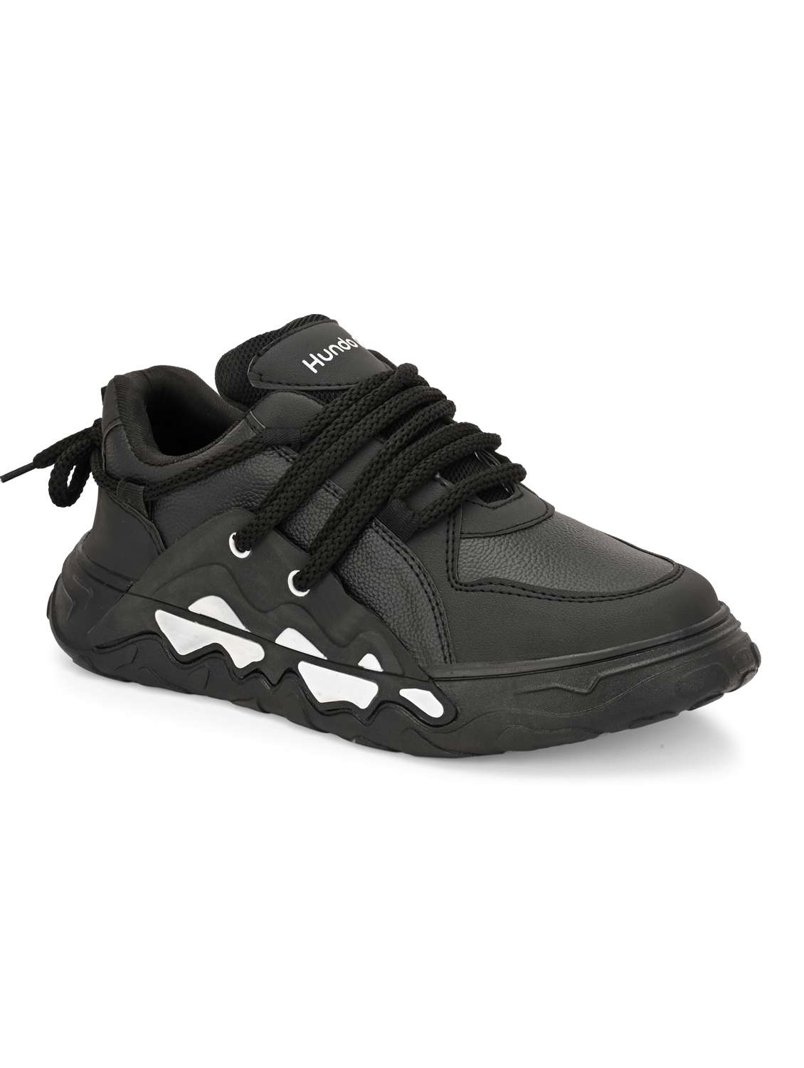 men black lace up sneaker - 21948570 - Standard Image - 2