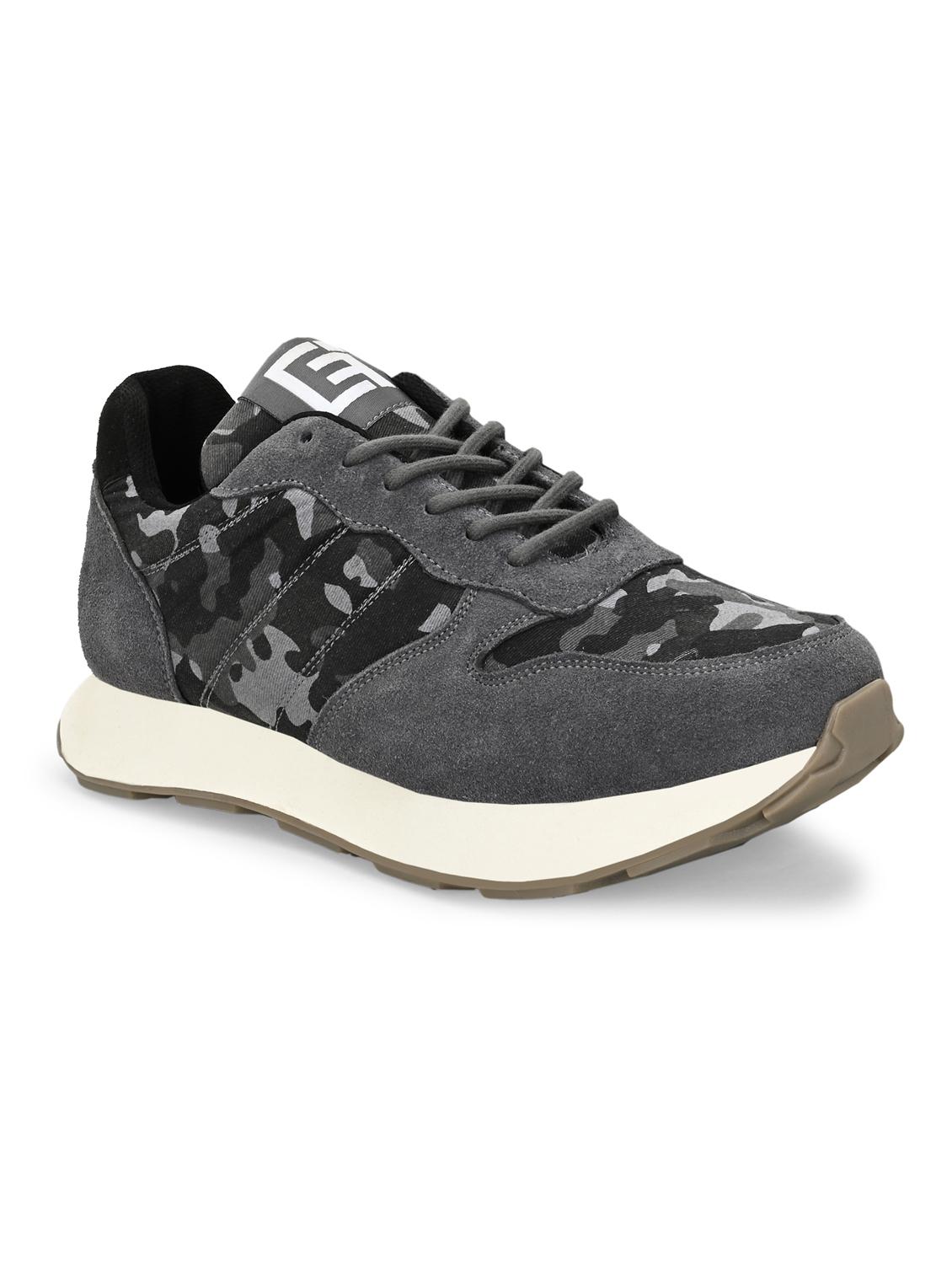 men grey lace up casual shoes - 21948575 - Standard Image - 2