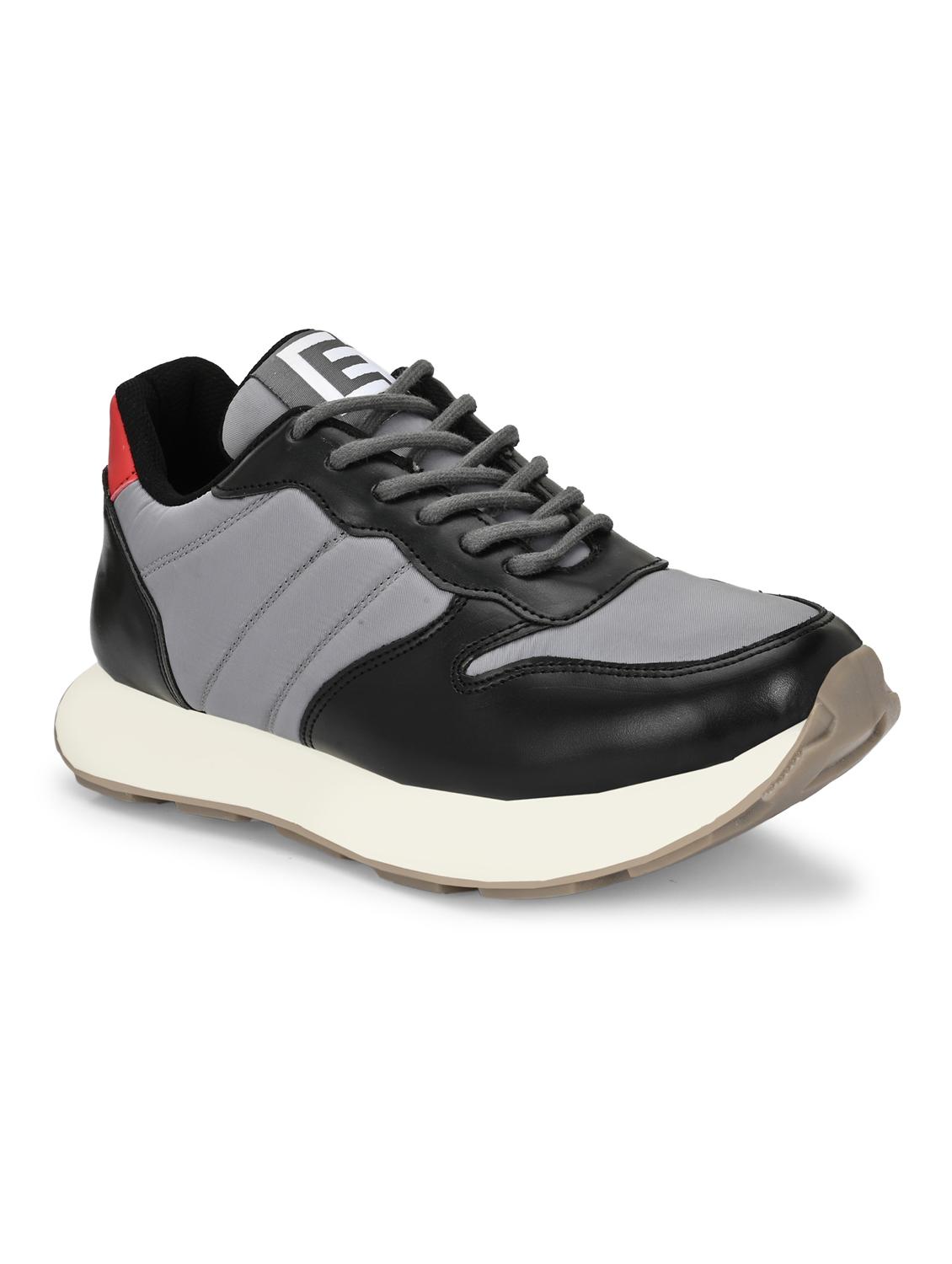 men grey lace up casual shoes - 21948576 - Standard Image - 2