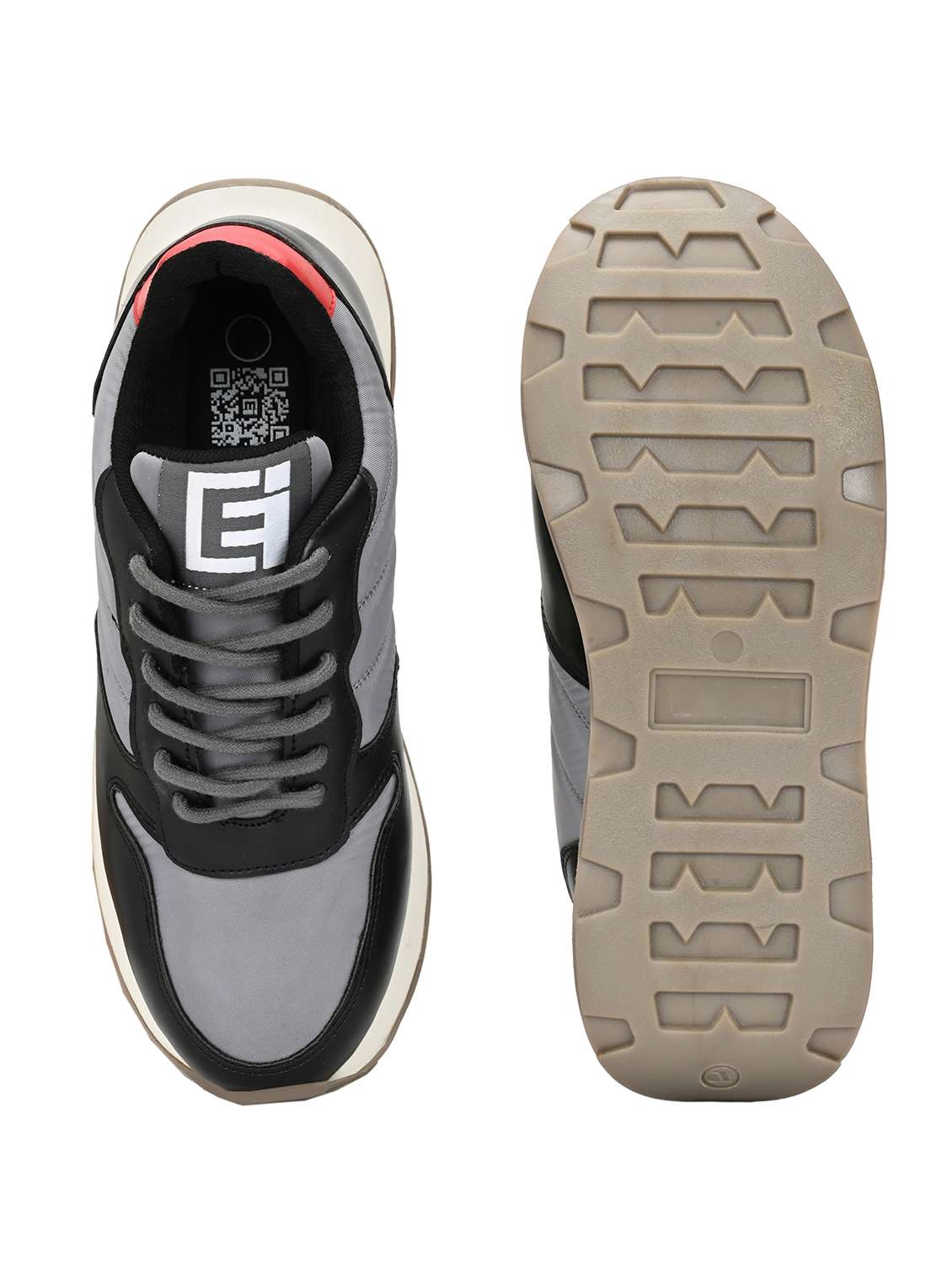 men grey lace up casual shoes - 21948576 - Standard Image - 7