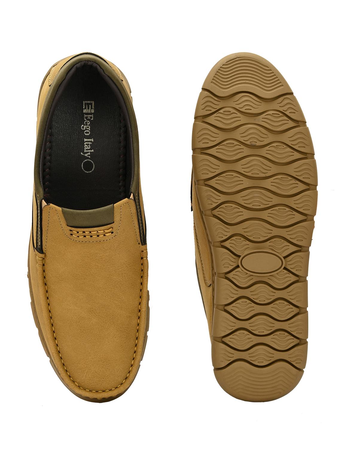 men beige solid boat shoe - 21948579 - Standard Image - 7