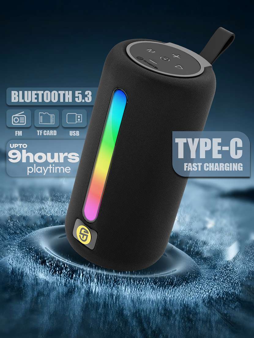 snapup stone max portable bluetooth speaker (slay black) - 21948653 -  Standard Image - 2