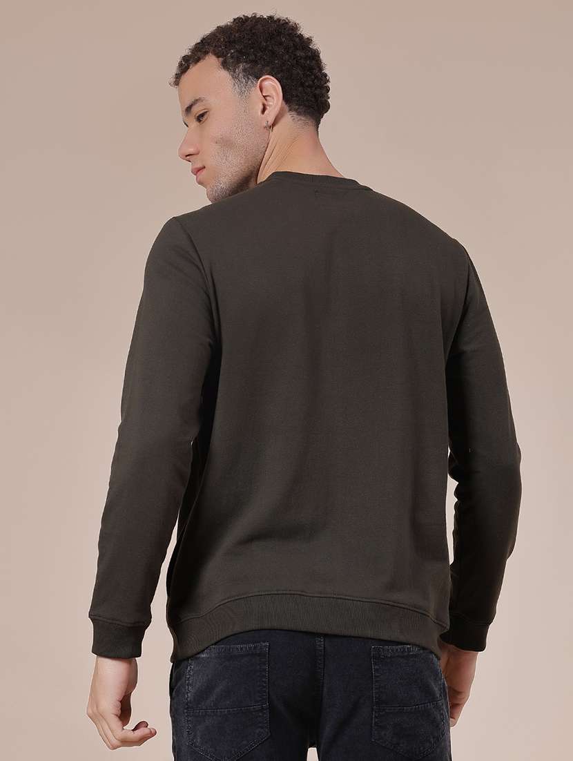 men chest print long sleeve sweatshirt - 21948737 -  Standard Image - 2