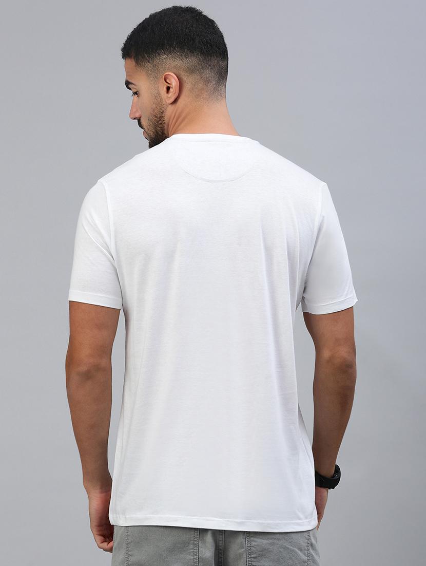 men front print short sleeve regular fit t-shirt - 21949229 - Standard Image - 2