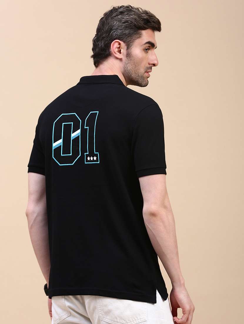 men striped short sleeve slim fit polo t-shirt - 21949239 -  Standard Image - 2