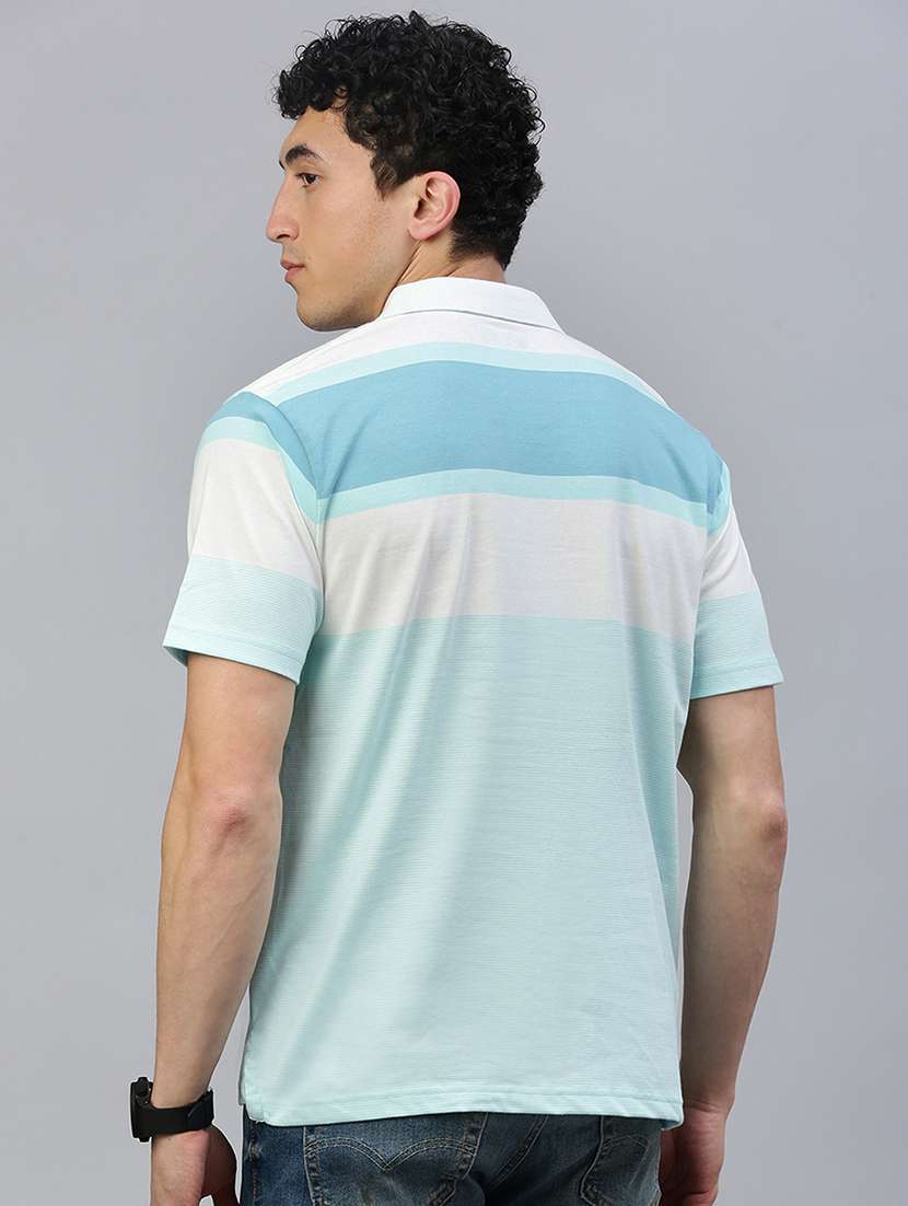 men color block short sleeve regular fit polo t-shirt - 21949243 -  Standard Image - 2