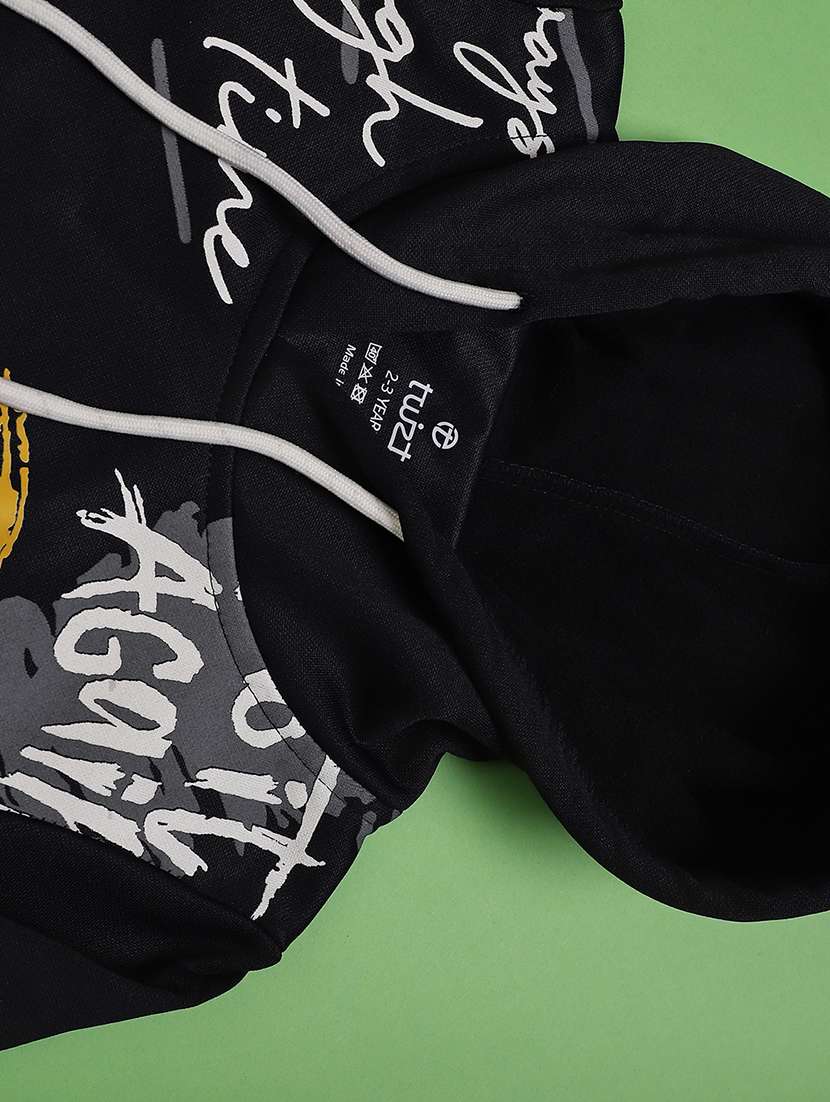 boys printed long sleeve hooded sweatshirt - 21949462 -  Standard Image - 2