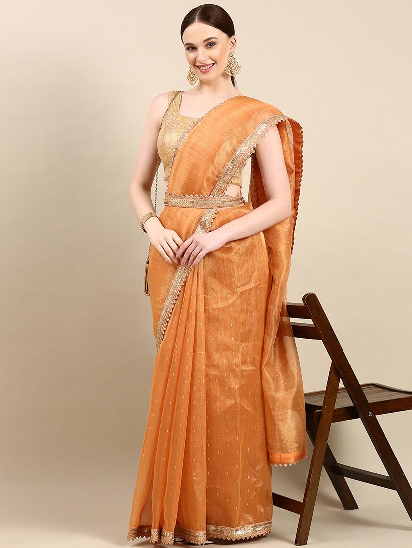 women self design bordered saree with blouse - 21949738 -  Zoom Image - 0