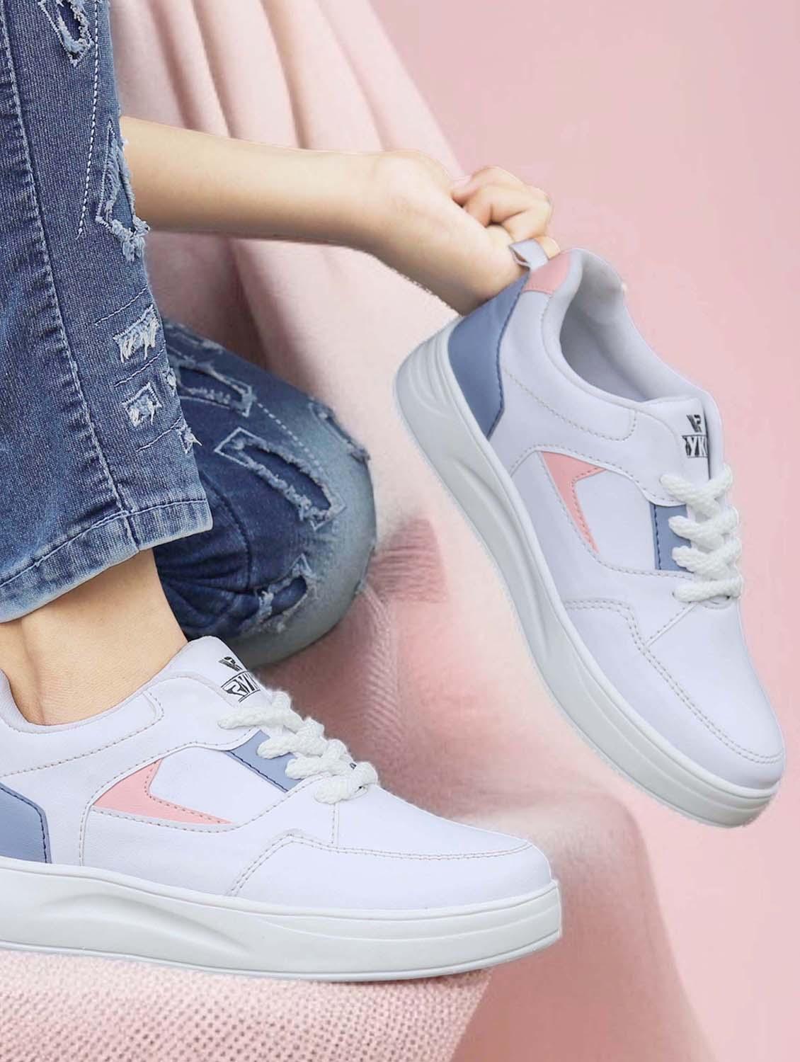 women color block lace-up sneaker - 21950072 - Standard Image - 2