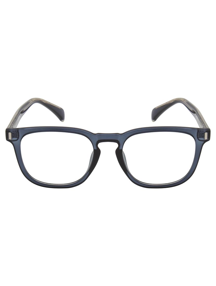 ted smith unisex blue-black wayfarer acetate clip on frames clip on sunglasses with polarized lens - 21950192 - Standard Image - 2