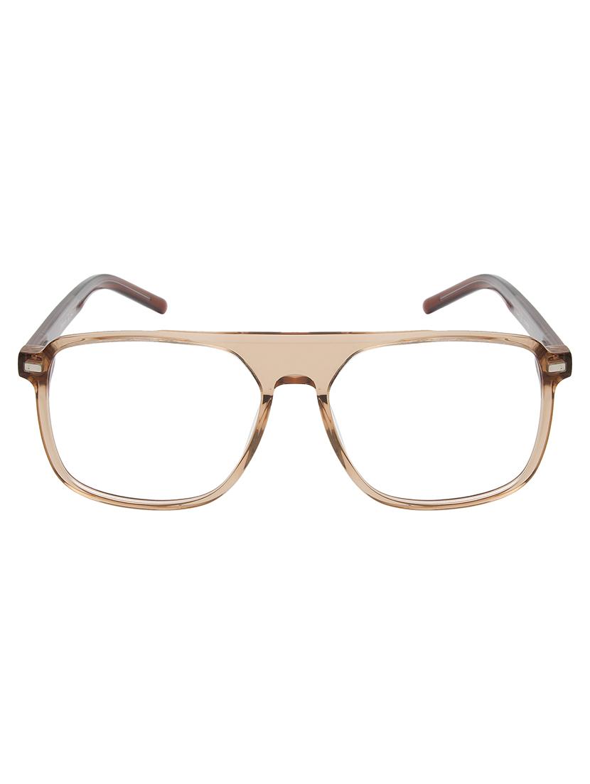 ted smith unisex brown aviator acetate clip on frames clip on sunglasses with polarized lens - 21950199 - Standard Image - 2