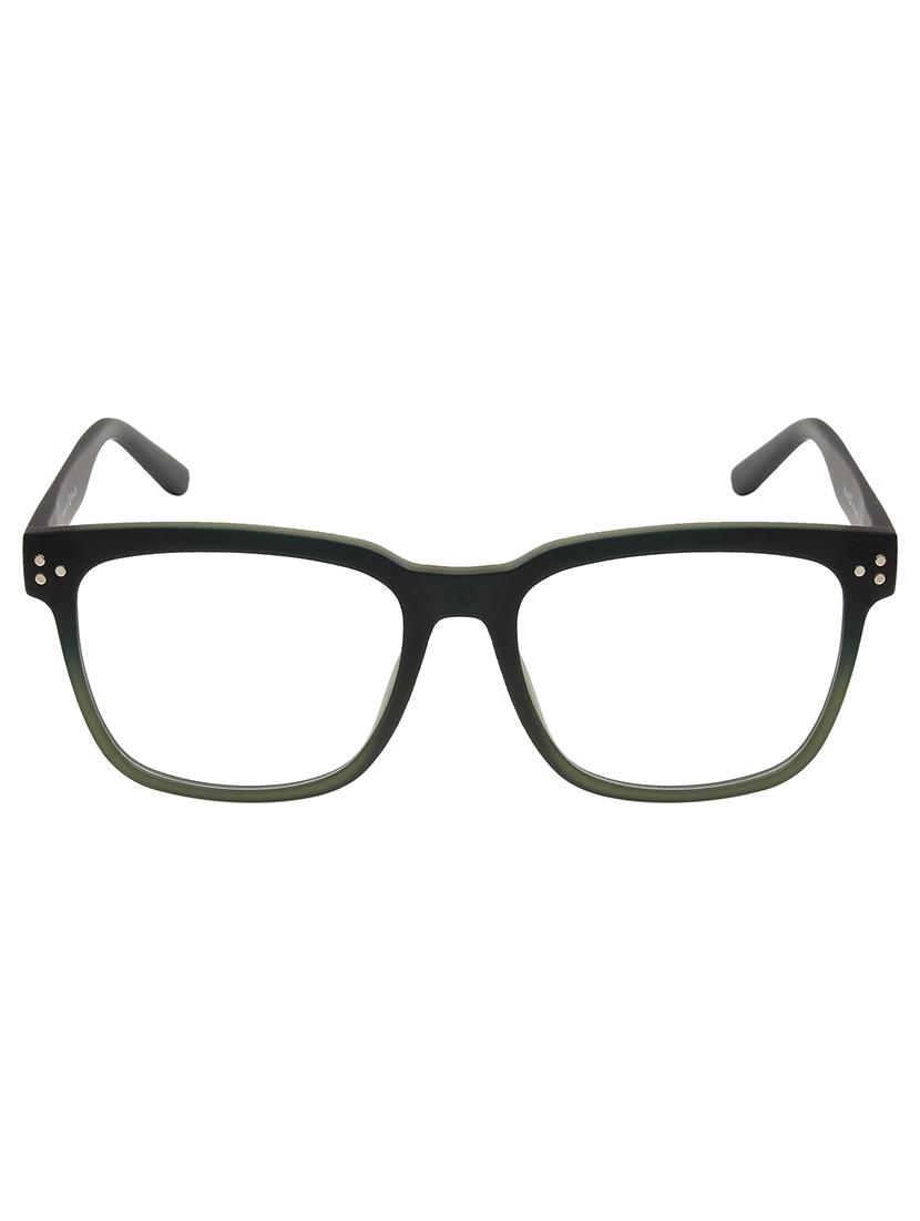 ted smith unisex green-purple square clip on frames clip on sunglasses with polarized lens - 21950202 - Standard Image - 2