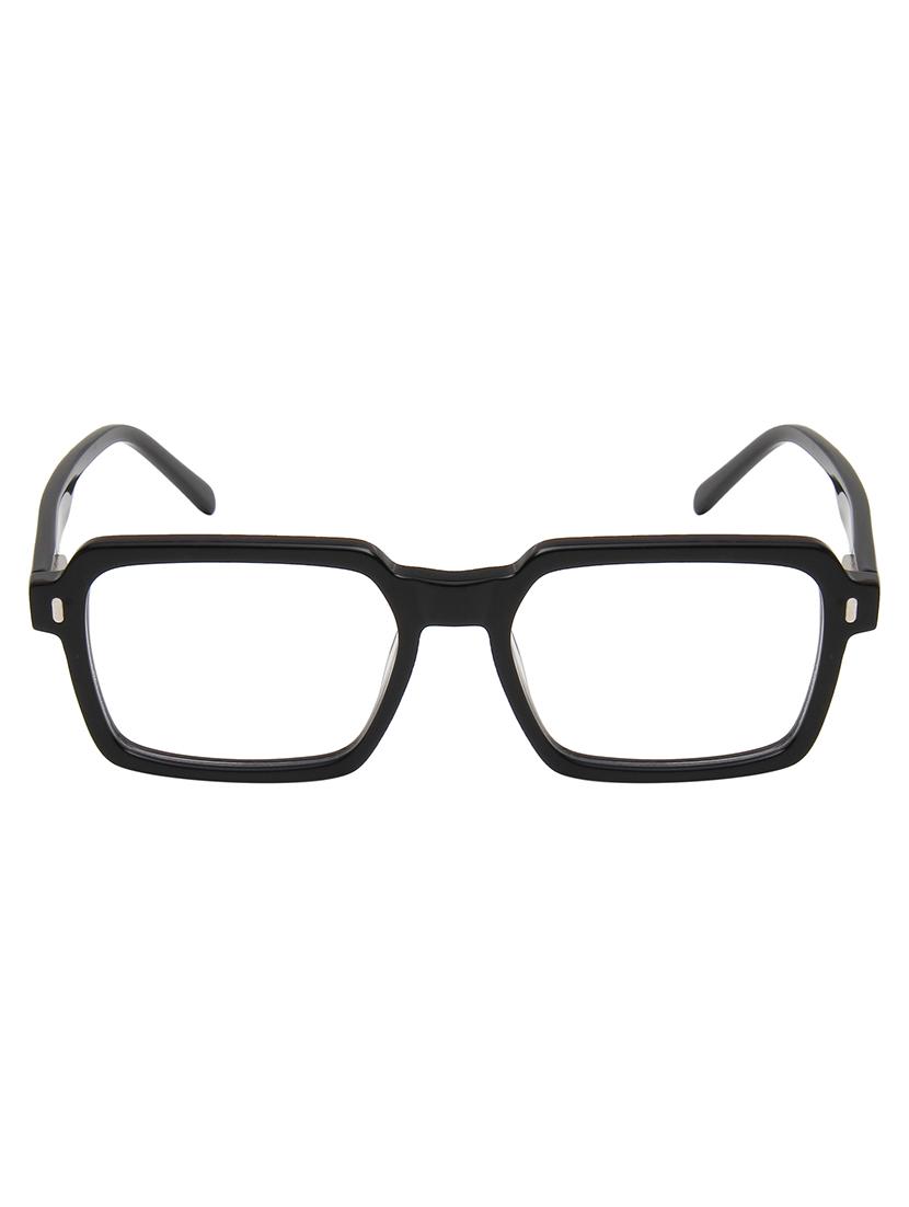 ted smith unisex black square acetate clip on frames clip on sunglasses with polarized lens - 21950204 - Standard Image - 2