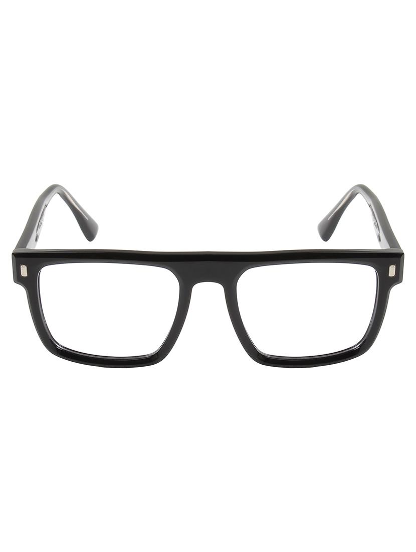 ted smith unisex black-green square acetate clip on frames clip on sunglasses with polarized lens - 21950208 - Standard Image - 2