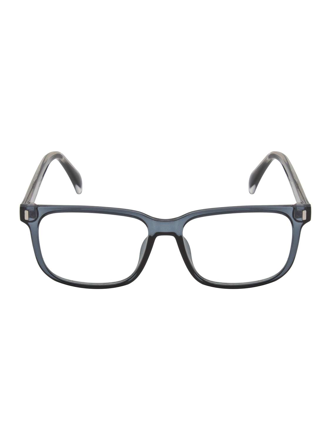 ted smith unisex blue-black wayfarer acetate clip on frames clip on sunglasses with polarized lens - 21950217 -  Standard Image - 2