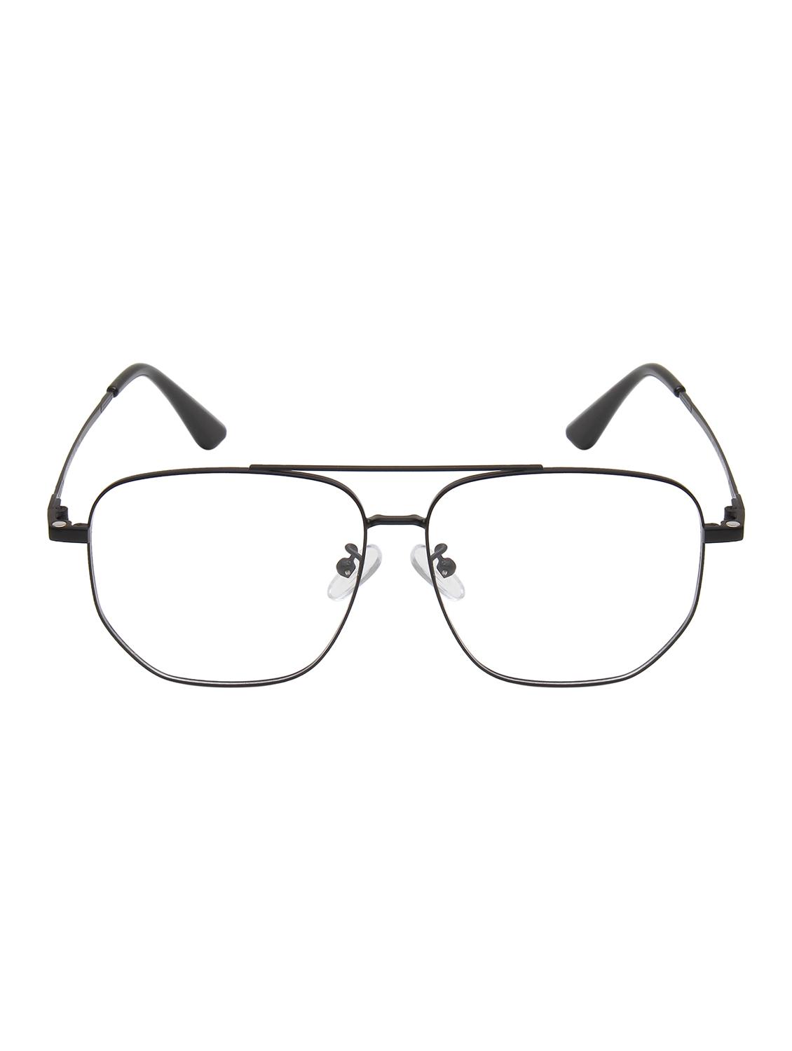 ted smith unisex black-green aviator metal clip on frames clip on sunglasses with polarized lens - 21950221 - Standard Image - 2
