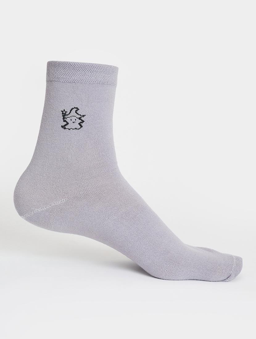 women pack of 5 solid ankle length socks - 21950233 - Standard Image - 2