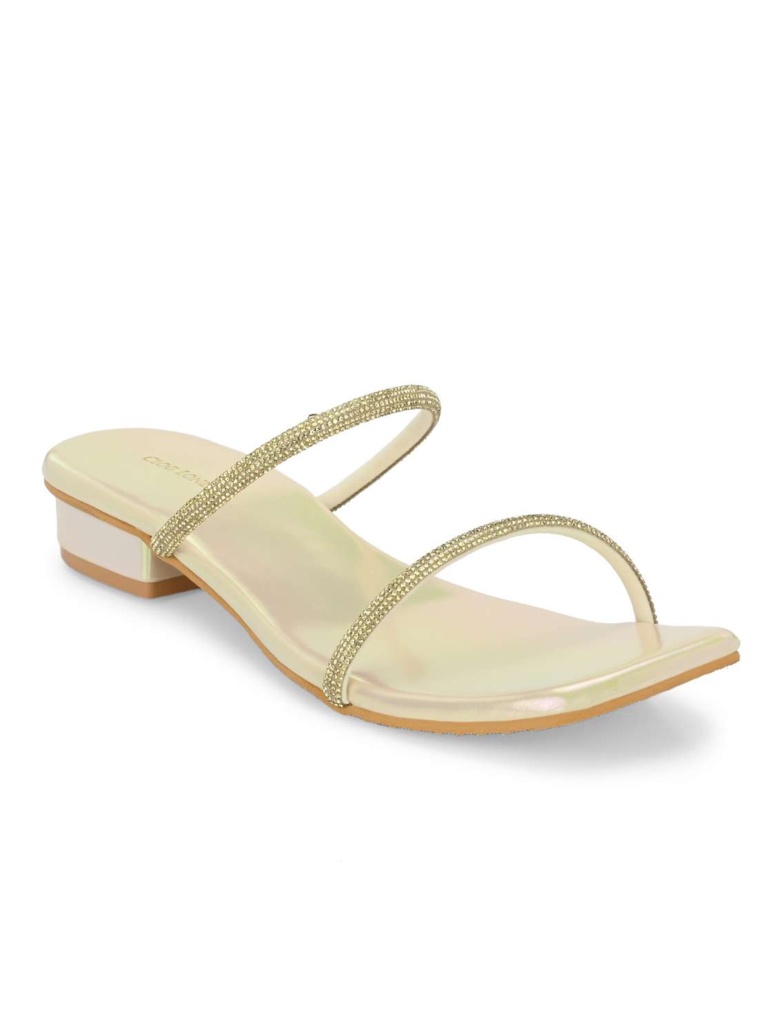 women white slip on sandal - 21950256 -  Standard Image - 2