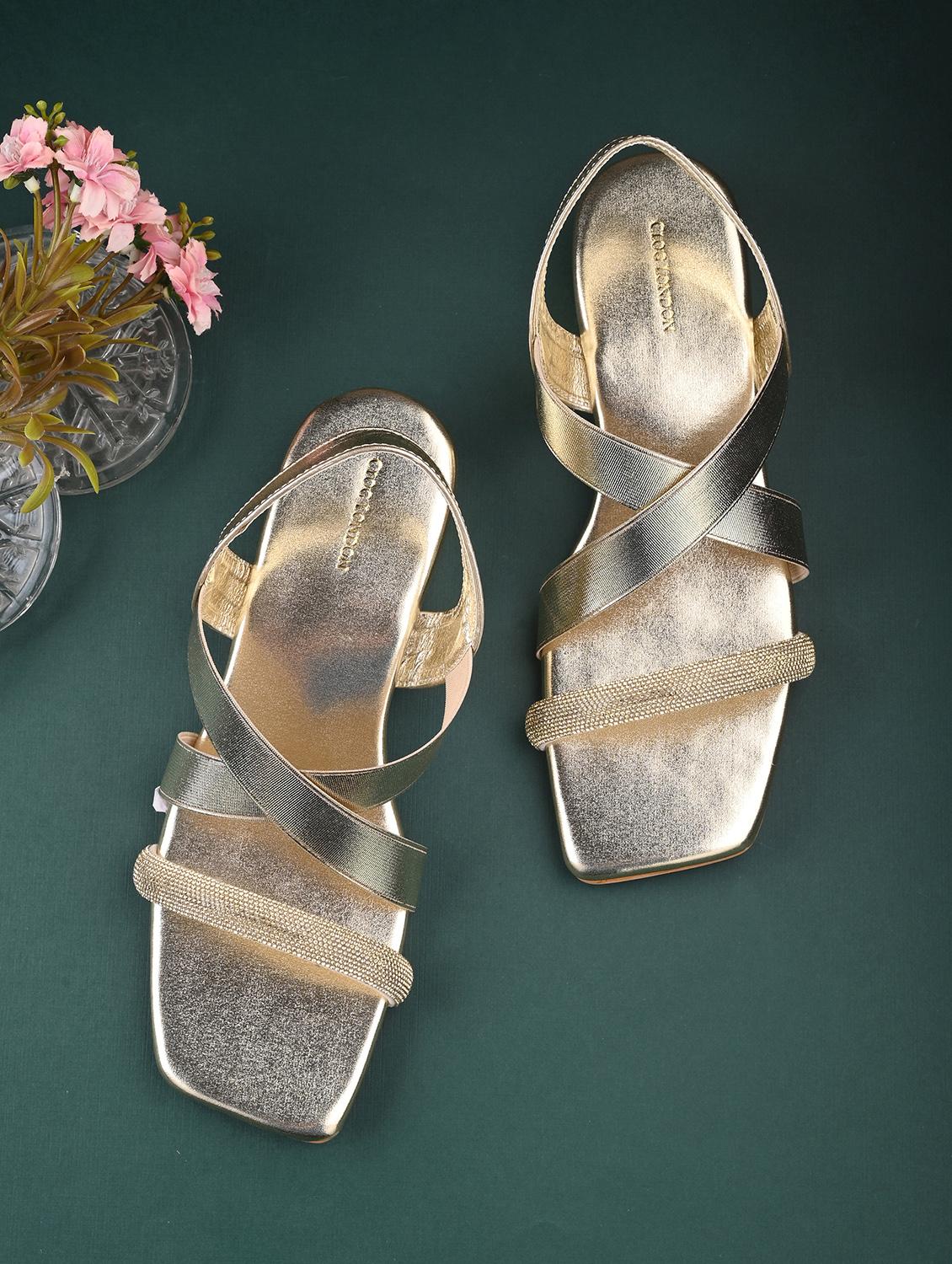women grey back strap sandal - 21950262 -  Zoom Image - 0