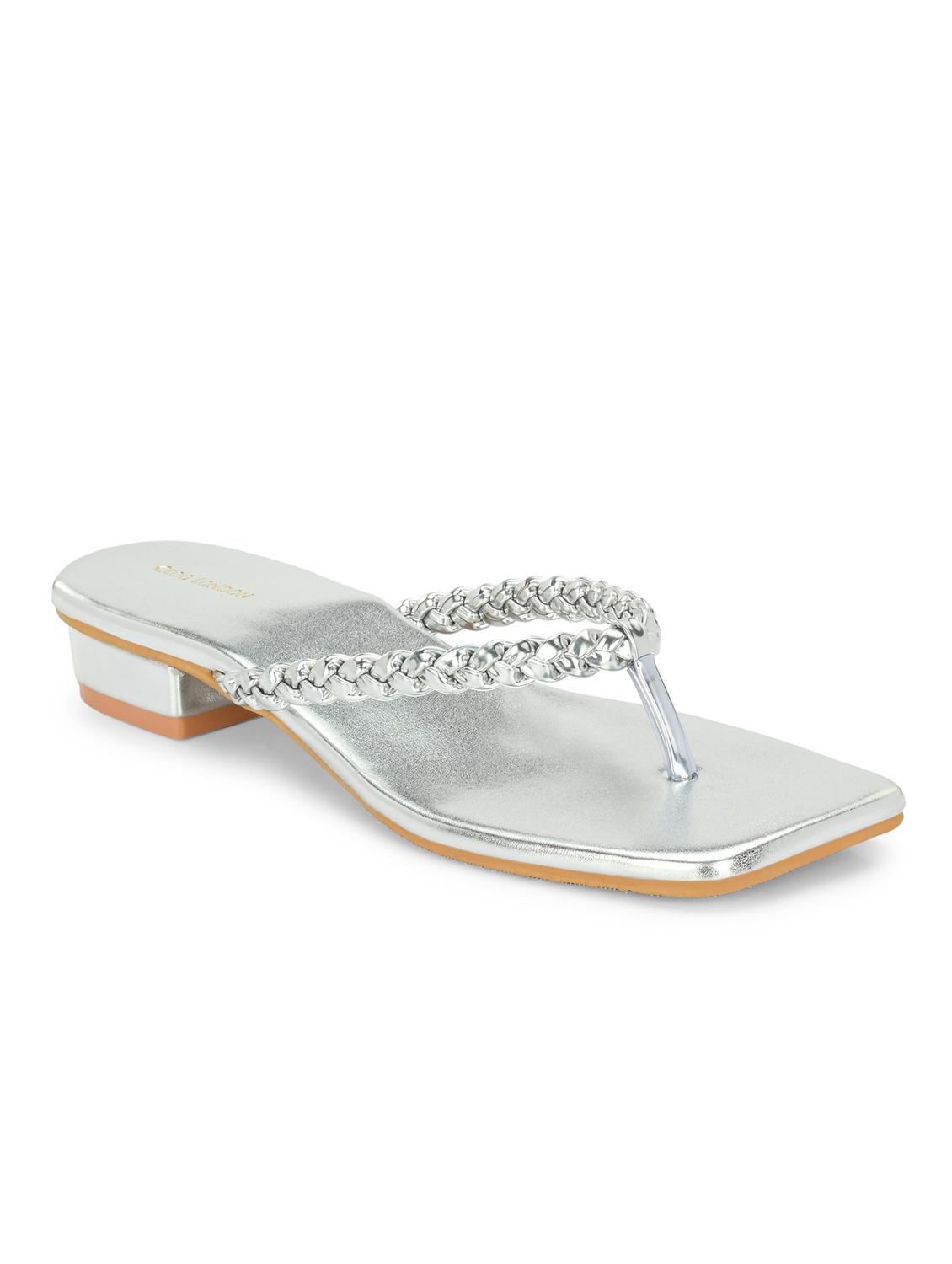 women silver toe separator sandal - 21950266 - Standard Image - 2