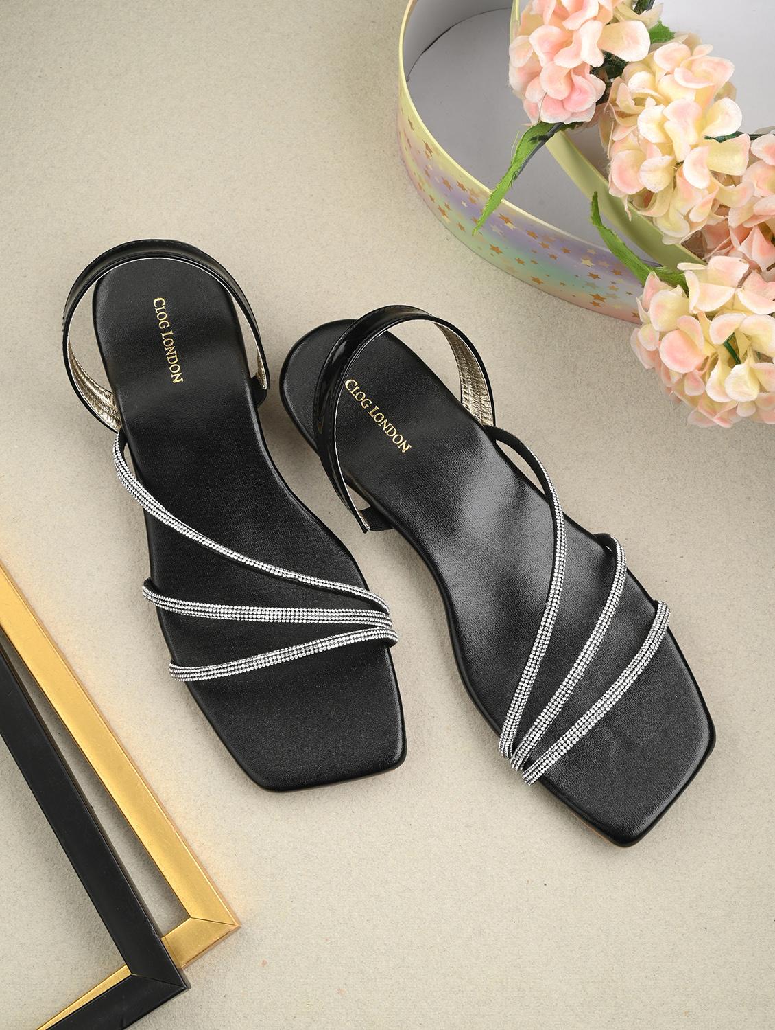 women embellished back strap sandal - 21950267 -  Zoom Image - 0