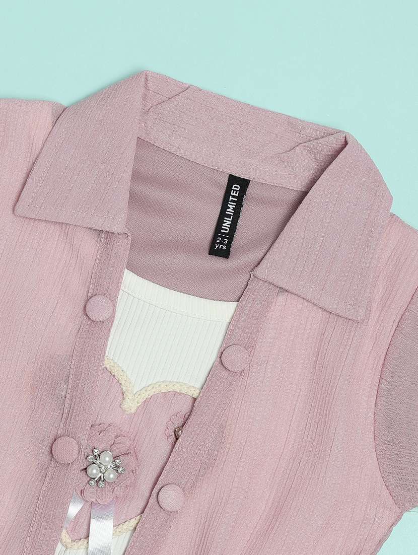 pink cotton  top - 21950949 -  Standard Image - 2