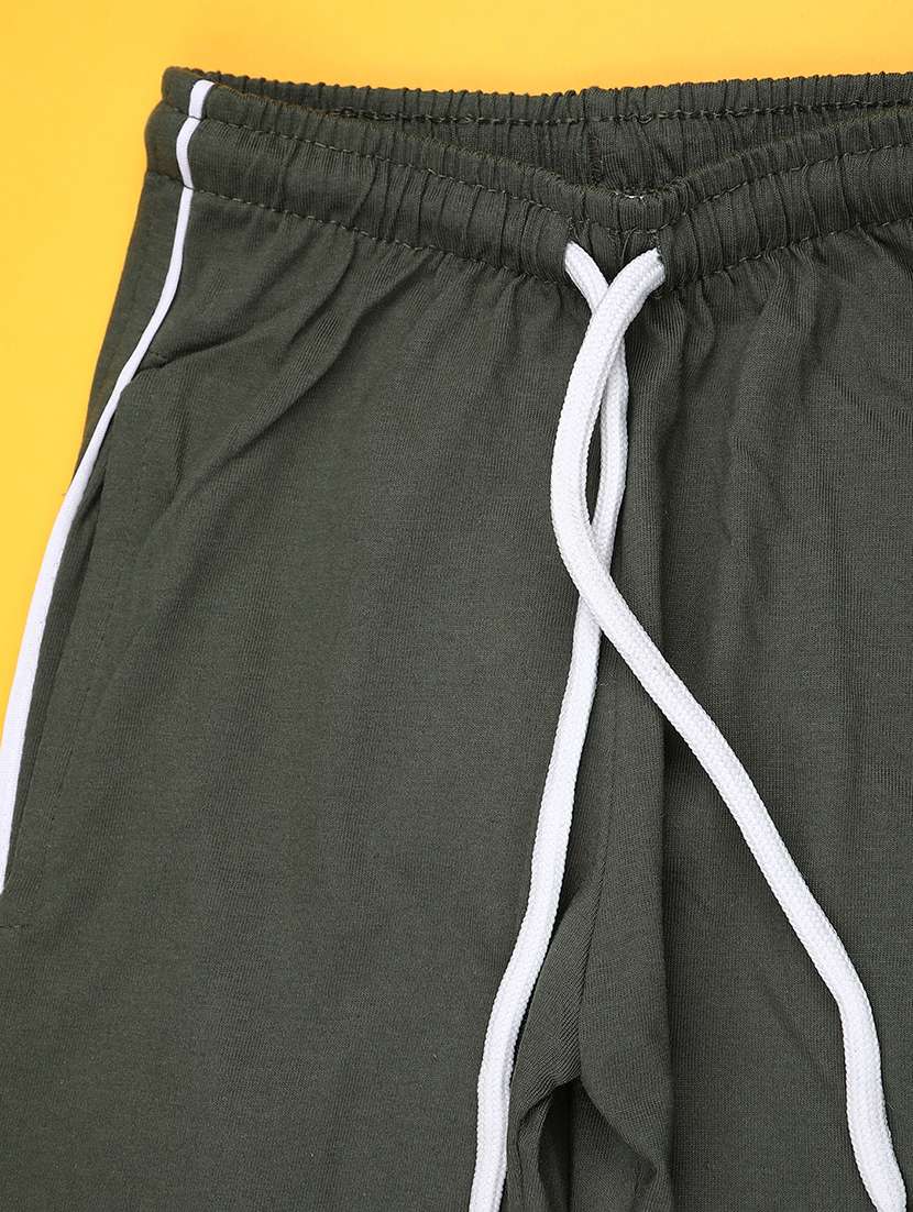 boys solid mid rise track pant - 21951104 -  Standard Image - 2