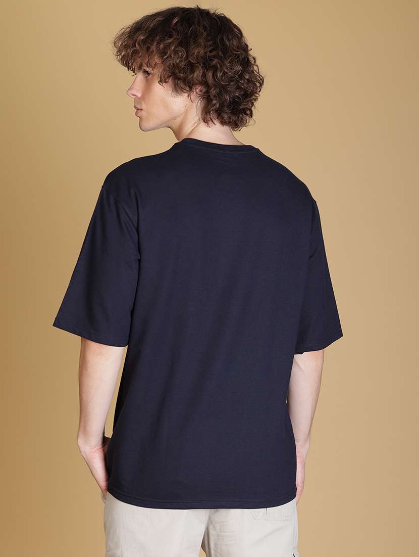 men printed short sleeve loose fit t-shirt - 21951412 -  Standard Image - 2
