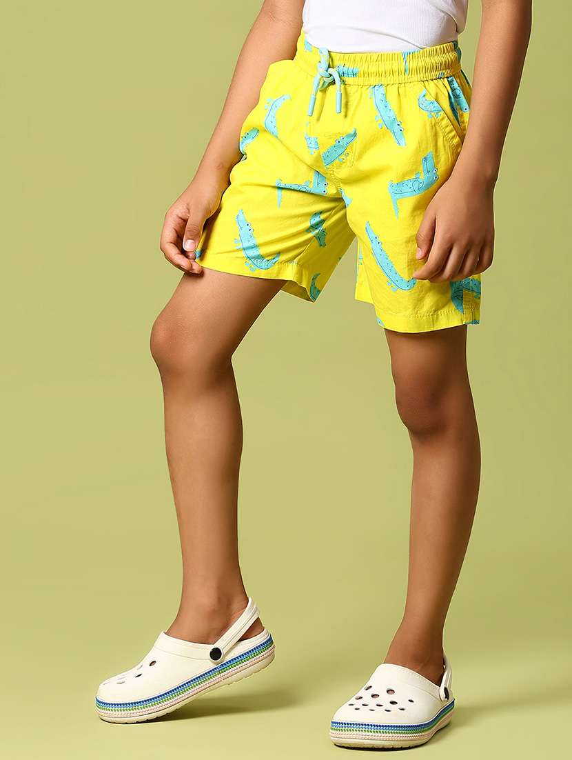 boys printed mid rise shorts - 21951600 -  Standard Image - 2