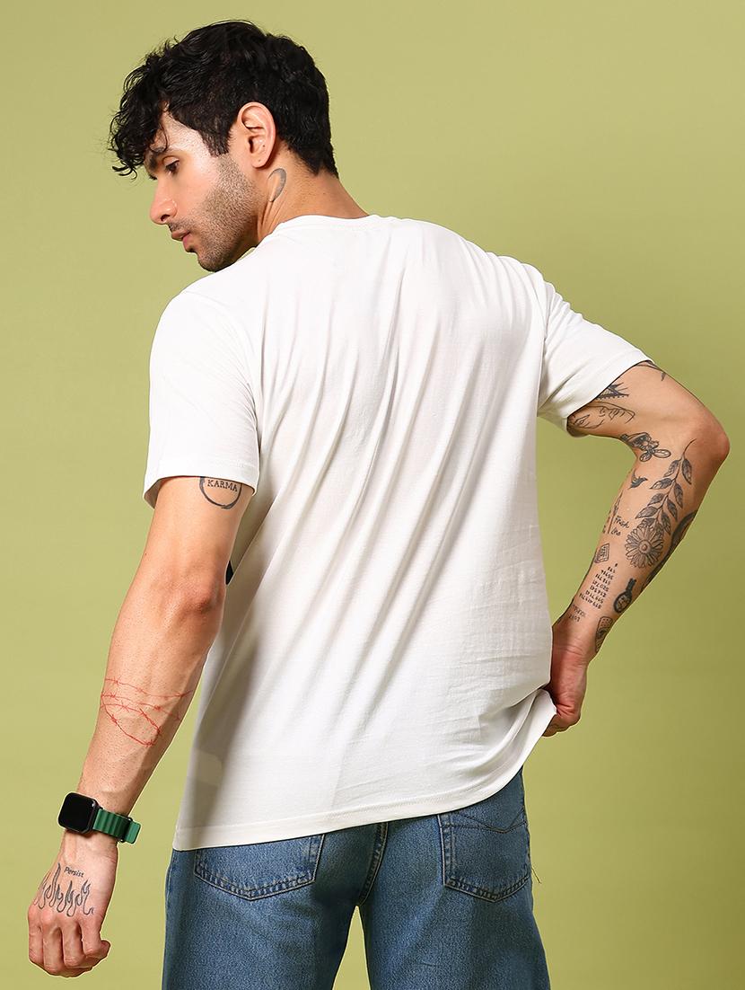 men chest print short sleeve regular fit t-shirt - 21951642 - Standard Image - 2