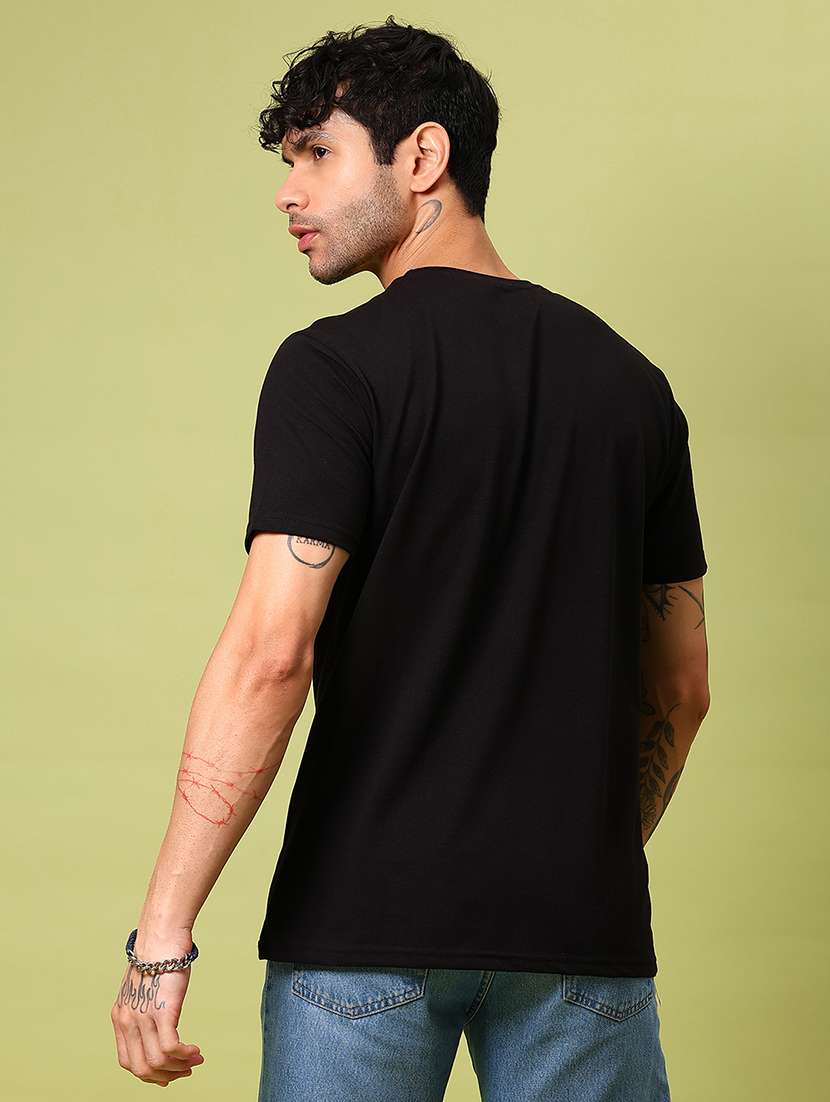 men placement print short sleeve regular fit t-shirt - 21951661 - Standard Image - 2