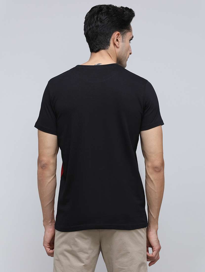 men color block short sleeve regular fit t-shirt - 21951804 -  Standard Image - 2
