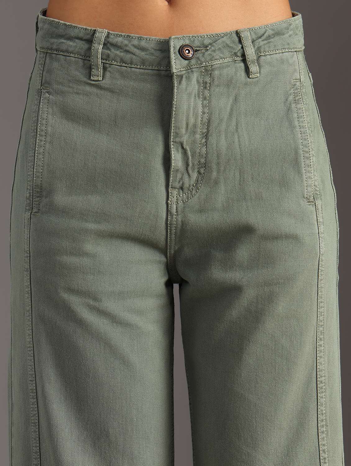 women solid mid rise wide leg jean - 21951863 -  Standard Image - 2